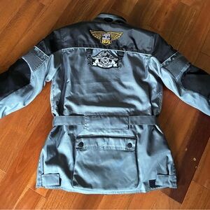 Woman’s Gray and Black Jacket